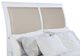 Coaster® Bexhill White California King Upholstered Panel Bed-1