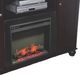 American Heartland Manufacturing Poplar Tall Fireplace TV Stand-1