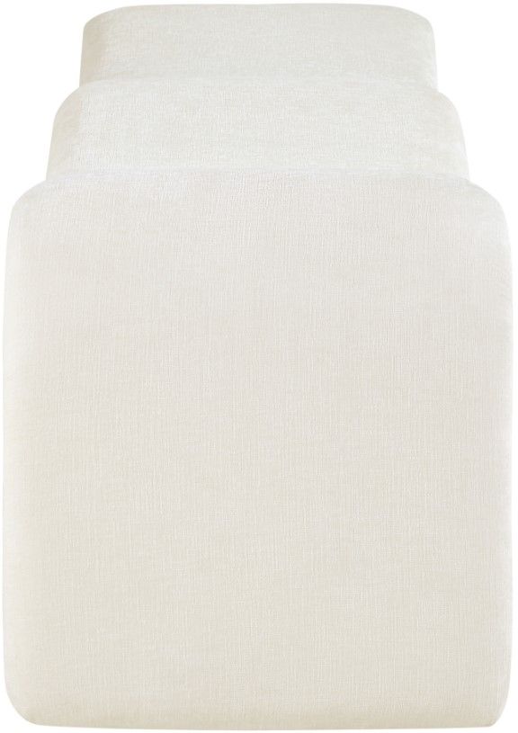 Meridian Furniture Willow Cream Bench-2