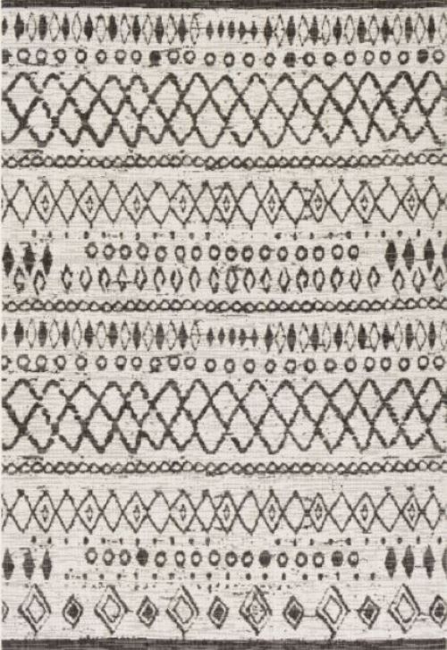 Surya Eagean Black/White 4'x6' Area Rug-0