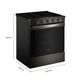 Whirlpool® 30" Black Stainless Steel Slide-In Gas Range with Air Cooking Technology-2