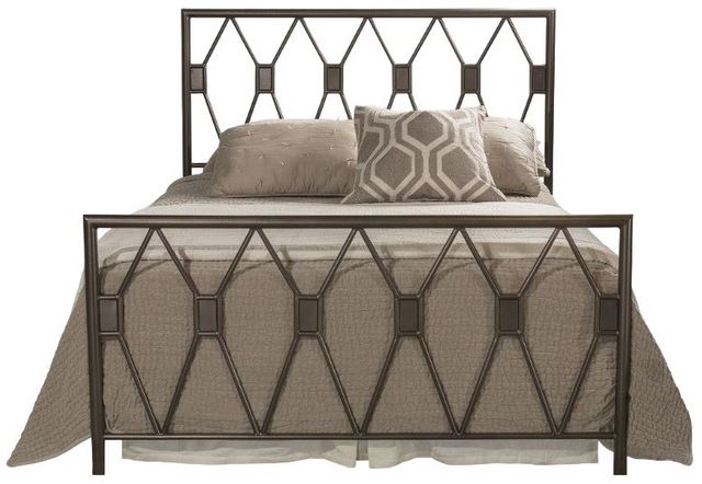 HH2 Home Tripoli Metallic Brown Queen Bed