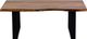 Porter International Designs Manzanita Harvest Coffee Table with Black Trapezoid Base-1