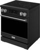 Thor Kitchen® Gordon Ramsay Collection 30" Black Pro Style Induction Range with Tilt Panel Touch Control and Stainless Steel Trim-3