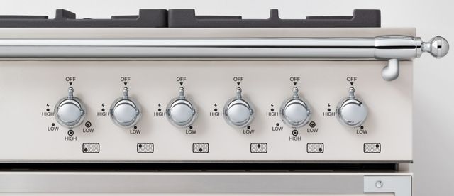 Bertazzoni Heritage Series 36" Ivory Pro Style Gas Range-3