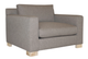 Van Gogh Designs Harry Creston Charcoal Fabric Chair and a Half-1