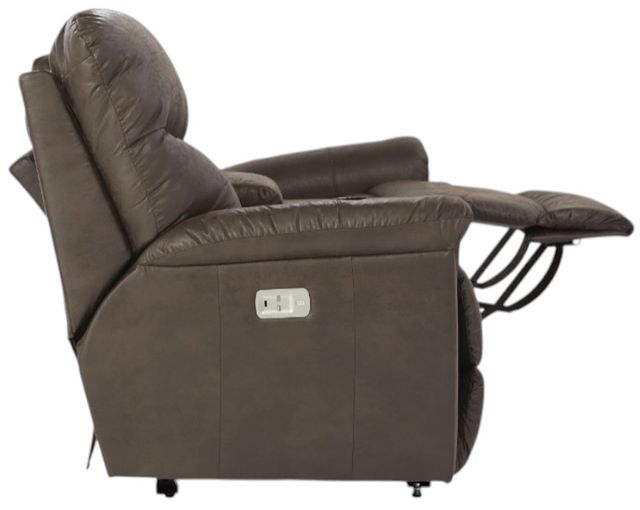 La-Z-Boy® James Steel Power Reclining Loveseat with Headrest and Console-4