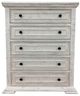 Elements International Heather Rustic White Chest-0
