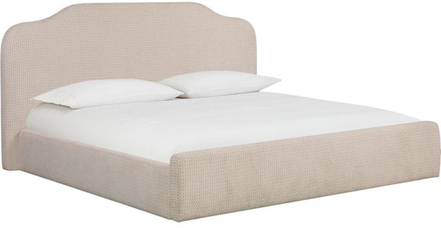 Modus Furniture Pasadena Cottage Cream California King Upholstered Bed-0