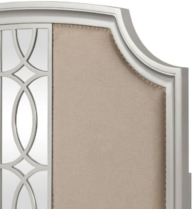 New Classic® Home Furnishings Reflections Silver King Panel Bed-4