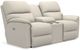 La-Z-Boy® Brooks Eggshell Power Reclining Loveseat with Headrest and Console-5
