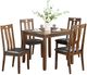 Mazin Furniture Weston 5-Piece Medium Brown Dinette Set-1
