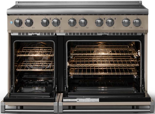 Viking® 5 Series 48" Nantucket Pro Style Induction Range with Polished Chrome Trim-1