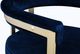 Meridian Furniture Marcello Navy/Brushed Brass Velvet Dining Chair-4