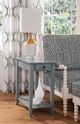 John Thomas Furniture® Destinations Ocean Blue Narrow End Table-2