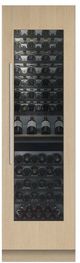 Cellier en colonne de 24 po Fisher & Paykel® série 9 à double zone de 91 bouteilles - Cadre prêt pour le panneau-1