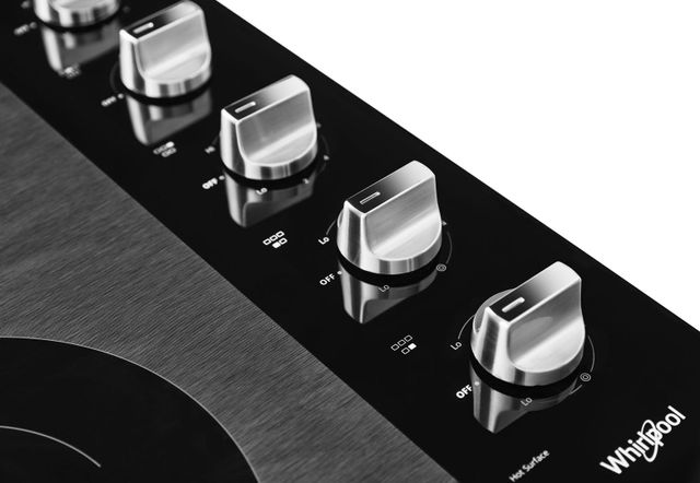 Whirlpool® 30" Stainless Steel Electric Cooktop-2