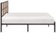 Homelegance® Sanibel Beige/Dark Bronze Queen Platform Bed-3