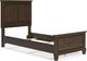 Signature Design by Ashley® Danabrin Brown Twin Panel Bed-1