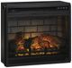 Signature Design by Ashley® Trinell 4-Piece Brown 94" Entertainment Center with Electric Fireplace-4