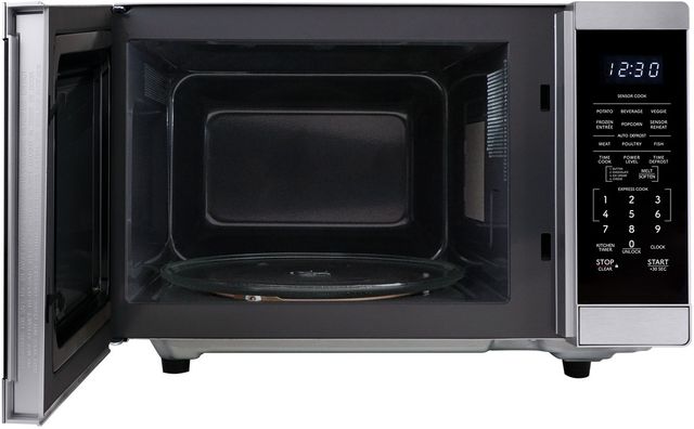 Sharp® 1.4 cu. ft. 1100W Stainless Steel Countertop Microwave Oven with Inverter Technology-1