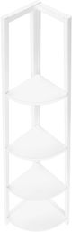 Monarch Specialties Inc. White Corner Bookcase-4