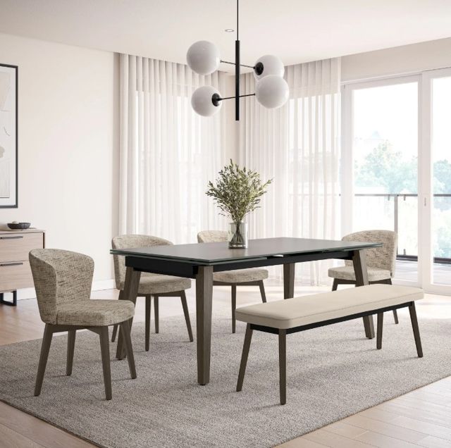 Amisco Customizable Amos 112" Rectangular Dining Table-1