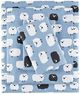 Olliix by Woolrich Blue Sheep King Flannel Cotton Sheet Set-0