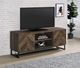 Coaster® Myles Rustic Oak Herringbone TV Console-5