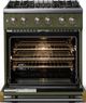 Viking® 5 Series 30" Martini Pro Style Dual Fuel (LP) Range with Polished Chrome Trim-1