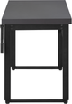 Monarch Specialties Inc. Black/Modern Grey Adjustable Computer Desk-2