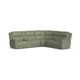 Flexsteel Shawna Sage 6pc Power Headrest Reclining Sectional-0