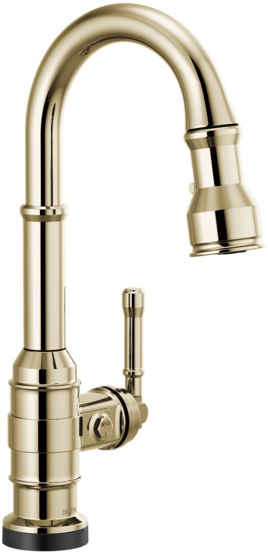 Delta Broderick® Polished Nickel Touch2O® Bar/Prep Faucet with Touchless Technology-0