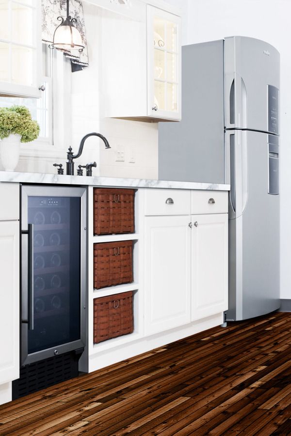 Summit® 18" Stainless Steel Wine Cooler-5