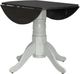 Liberty Furniture Brook Bay 3-Piece Carbon Gray/Textured White Optional Drop Leaf Dining Set-3