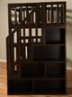 Kodiak Furniture Kelcie Dark Chocolate Twin/Twin Bunk Bed with Tray-4