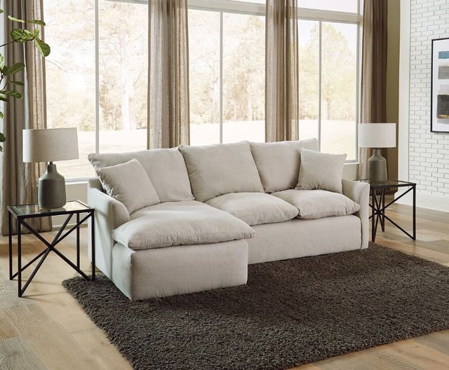 Jackson Furniture Harper 2-Piece Oyster Left-Arm Facing Loveseat Sectional and Chaise-1