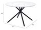 Zuo® Modern Amiens White Dining Table with Black Base-2