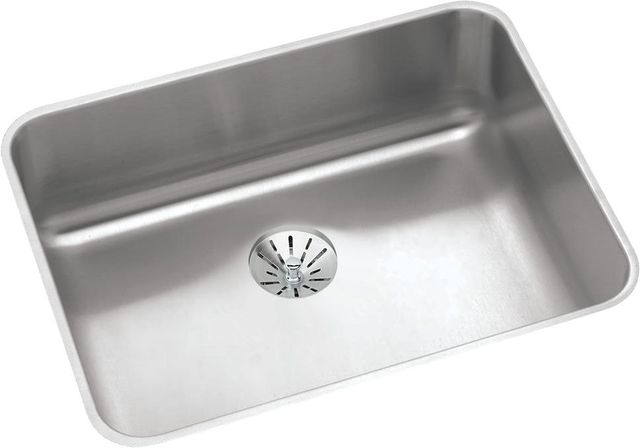 Elkay Lustertone® Classic Lustrous Satin 23-1/2" x 18-1/4" x 7-1/2" Single Bowl Undermount Sink with Perfect Drain®-0