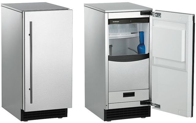 Scotsman® Brilliance® 15" 35 lb. Panel Ready Ice Maker with Gravity Drain-2