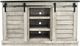 American Heartland Manufacturing Rustic Two Tone 57" Quaint Shutter TV Stand-4