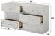 ACME Furniture Esther White/Silver High Gloss Dresser-2