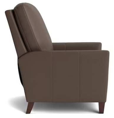 Bassett® Furniture Customizable Trevor Leather Track Arm Recliner-2