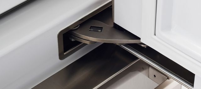 Bertazzoni 36 in. 19.6 Cu. Ft. Panel Ready Built In Counter Depth Bottom Freezer Refrigerator-3