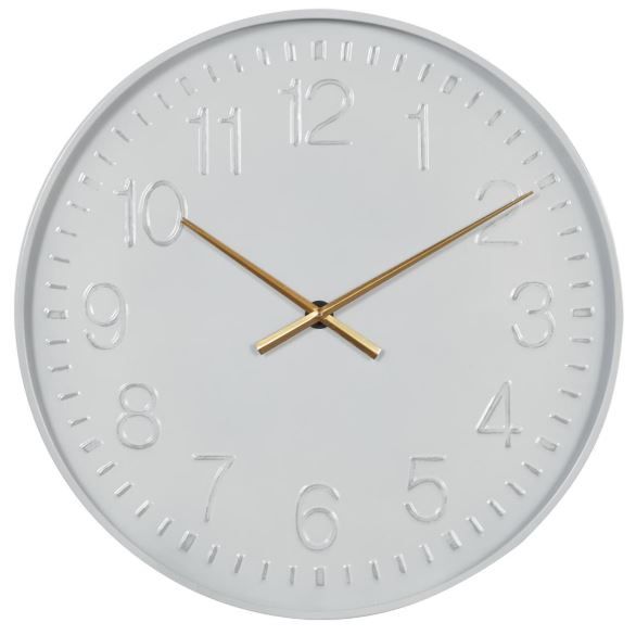 Deco Marche White Round Wall Clock-0