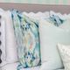 Laura Park Designs Blue/White Cotton Scalloped Euro Sham-2