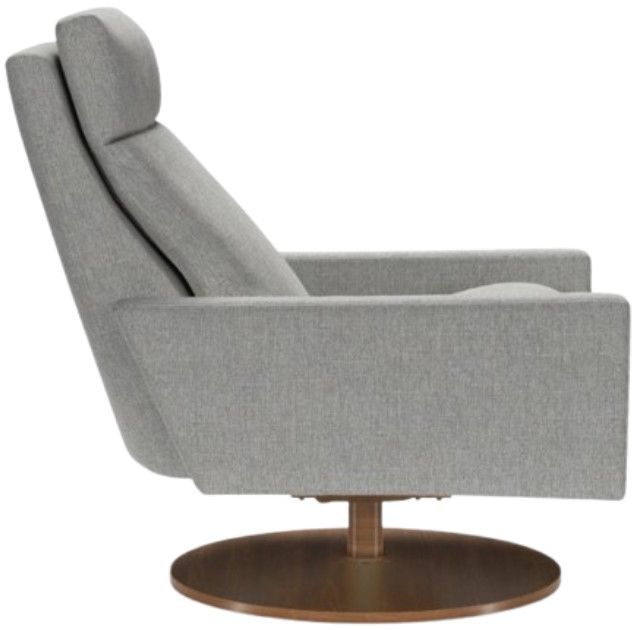 American Leather® Customizable Cumulus Echo Fabric Recliner-2