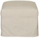 Vanguard® Furniture Ease Josie Tiki Natural Slipcovered Muslin Ottoman-2
