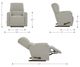 La-Z-Boy® Cade Stone Leather Manual Rocking Recliner-2