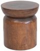 A & B Home Natural Warm Brown 21" Side Table-0